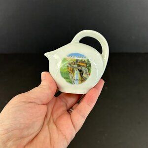 Vintage Tennessee Rock City Gardens Mini Pitcher Souvenir 2.75" Lookout Mountain